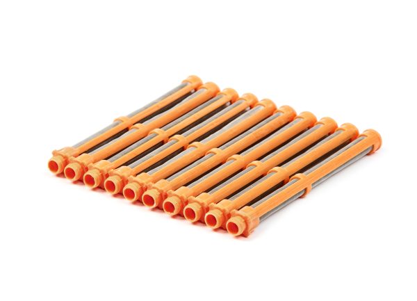 Airless Einsteckfilter 10 Stück orange, 150 Maschen, passend für Graco
