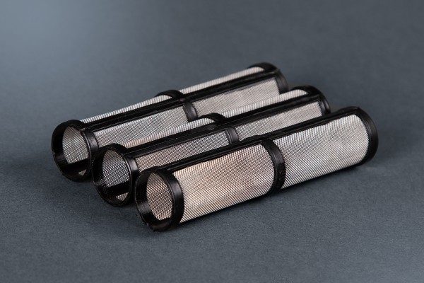 3 Stück Hauptfilter kurz 60 Maschen Ø 20 mm, Höhe 91 mm, für Graco ST MAX 395, 495 und 595 Airlessg