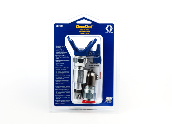 Graco CleanShot Ventil - Drehgelenk mit Düsenhalter RAC X und PAA-517 Düse - 287030