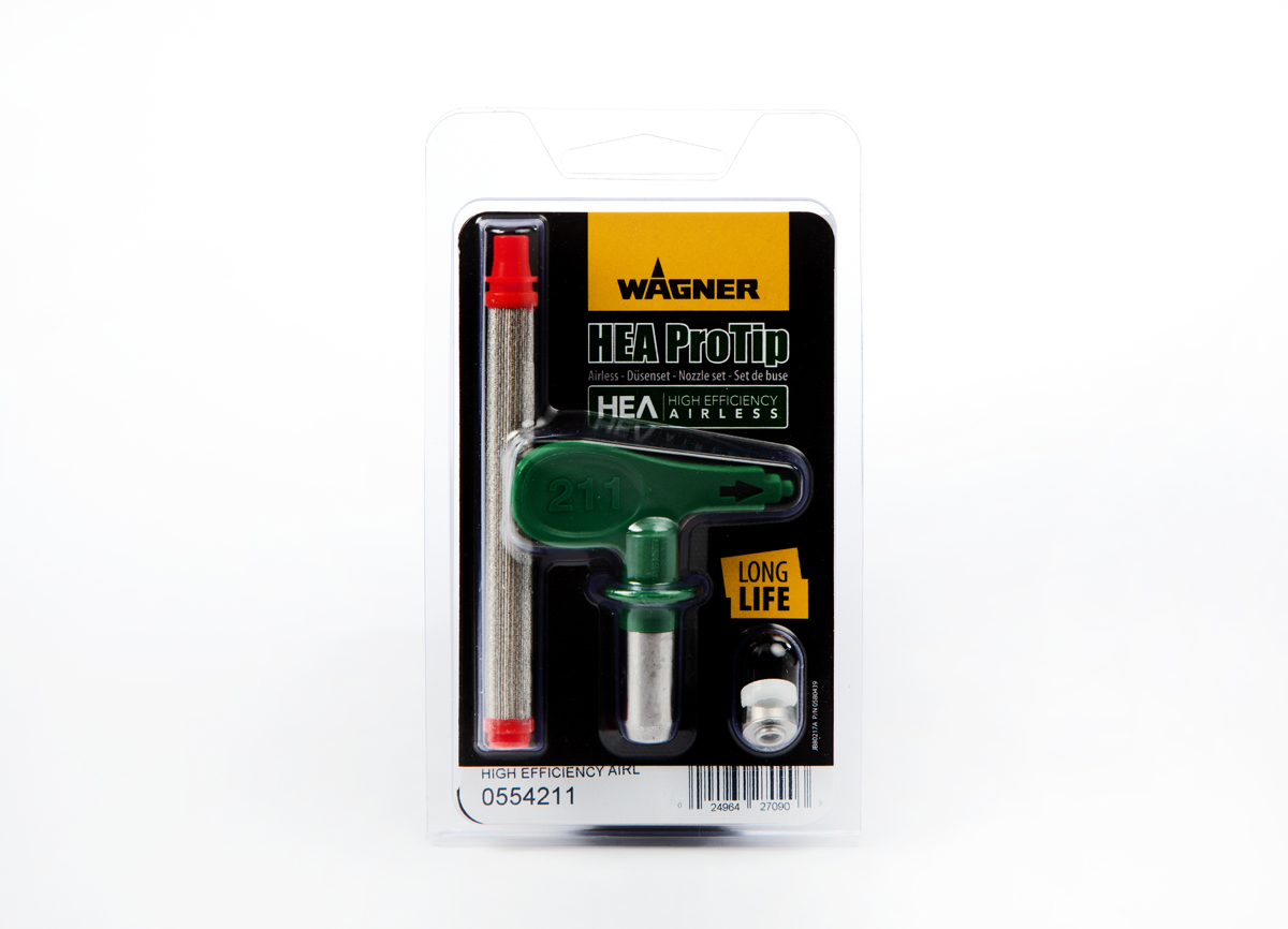 WAGNER HEA ProTip Nozzle 519, Airless Nozzle For Interior And Exterior