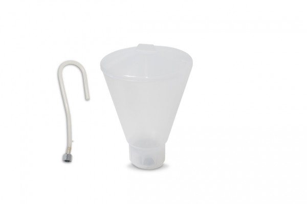 Oberbehälter 6 Ltr. mit Deckel und Rücklaufrohr passend für Membranpumpen SF 23 Wagner