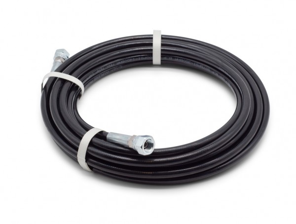 EASYFLEX Hochdruckschlauch 430 bar – 10 m – 1/4" NPS – Schwarz – elektrisch leitfähig &amp; lösemittelbe